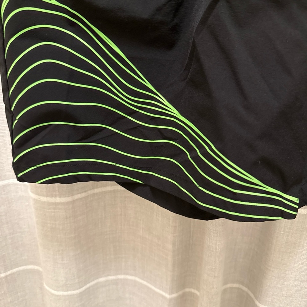 Xbox Black Athletic Shorts with Green Accent - Picture 6 of 8